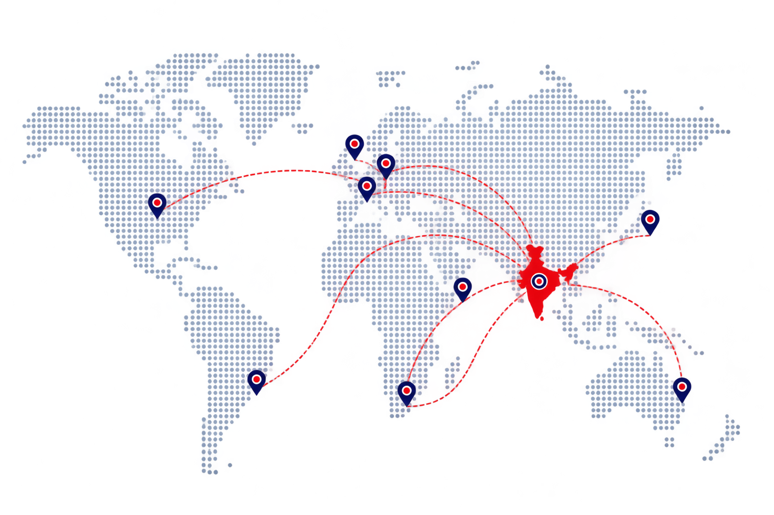 Global Reach Map